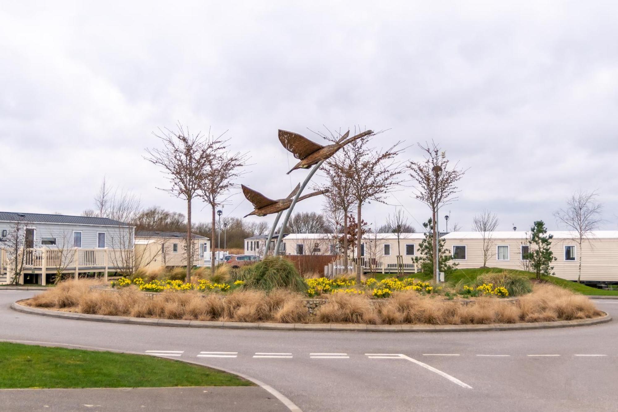 64 Lancaster The Lazy Willow 3 Bedroom Hot Tub Caravan Tattershall Lakes מראה חיצוני תמונה